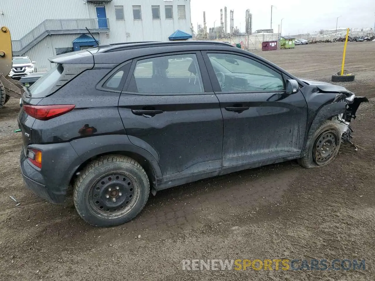 3 Photograph of a damaged car KM8K2CAA0LU421690 HYUNDAI KONA 2020