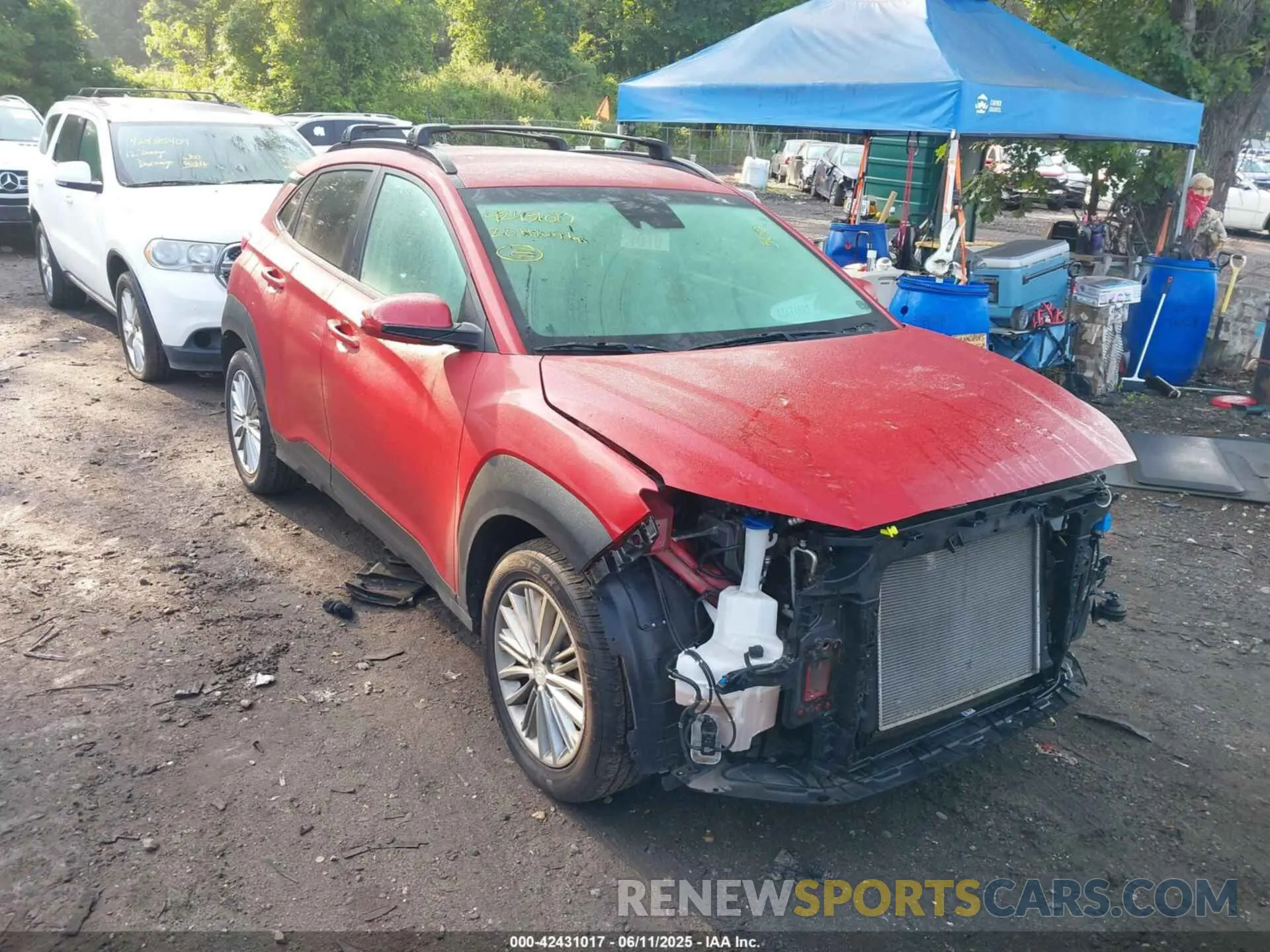 6 Photograph of a damaged car KM8K2CAA0LU477774 HYUNDAI KONA 2020