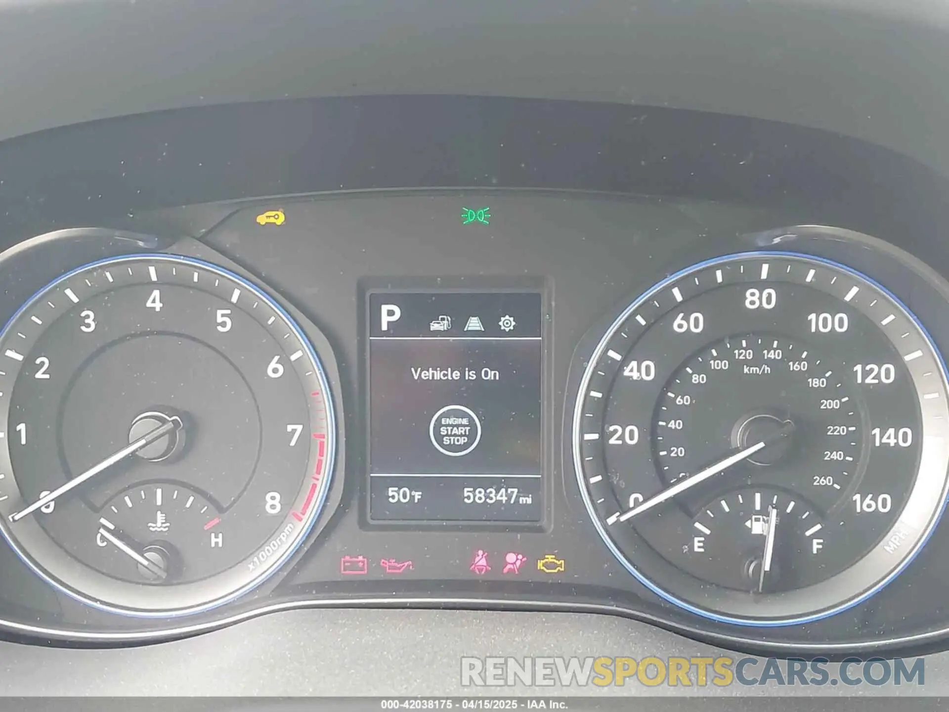 7 Photograph of a damaged car KM8K2CAA0LU569113 HYUNDAI KONA 2020