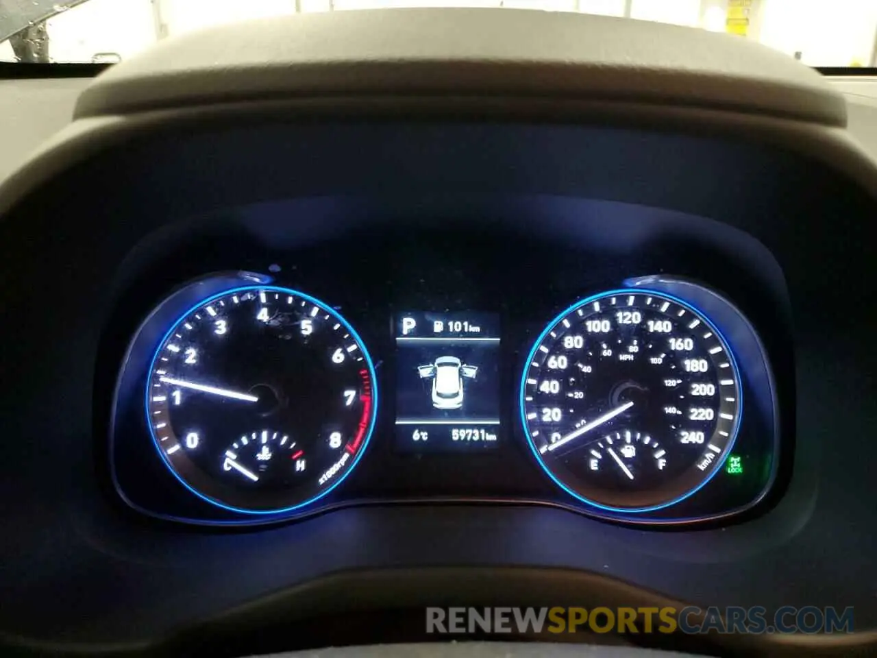 9 Photograph of a damaged car KM8K2CAA0LU582587 HYUNDAI KONA 2020