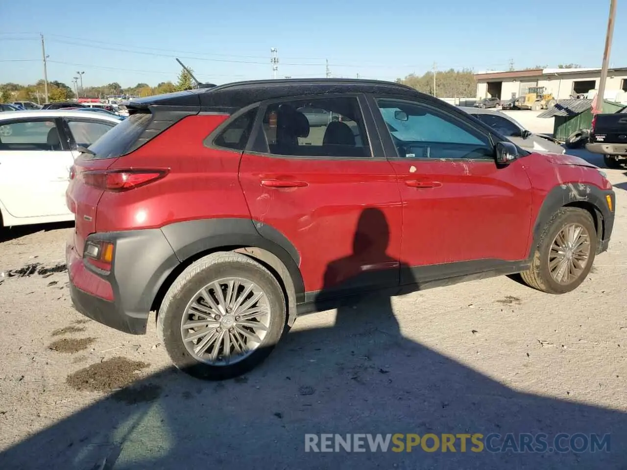 3 Photograph of a damaged car KM8K2CAA0LU583223 HYUNDAI KONA 2020