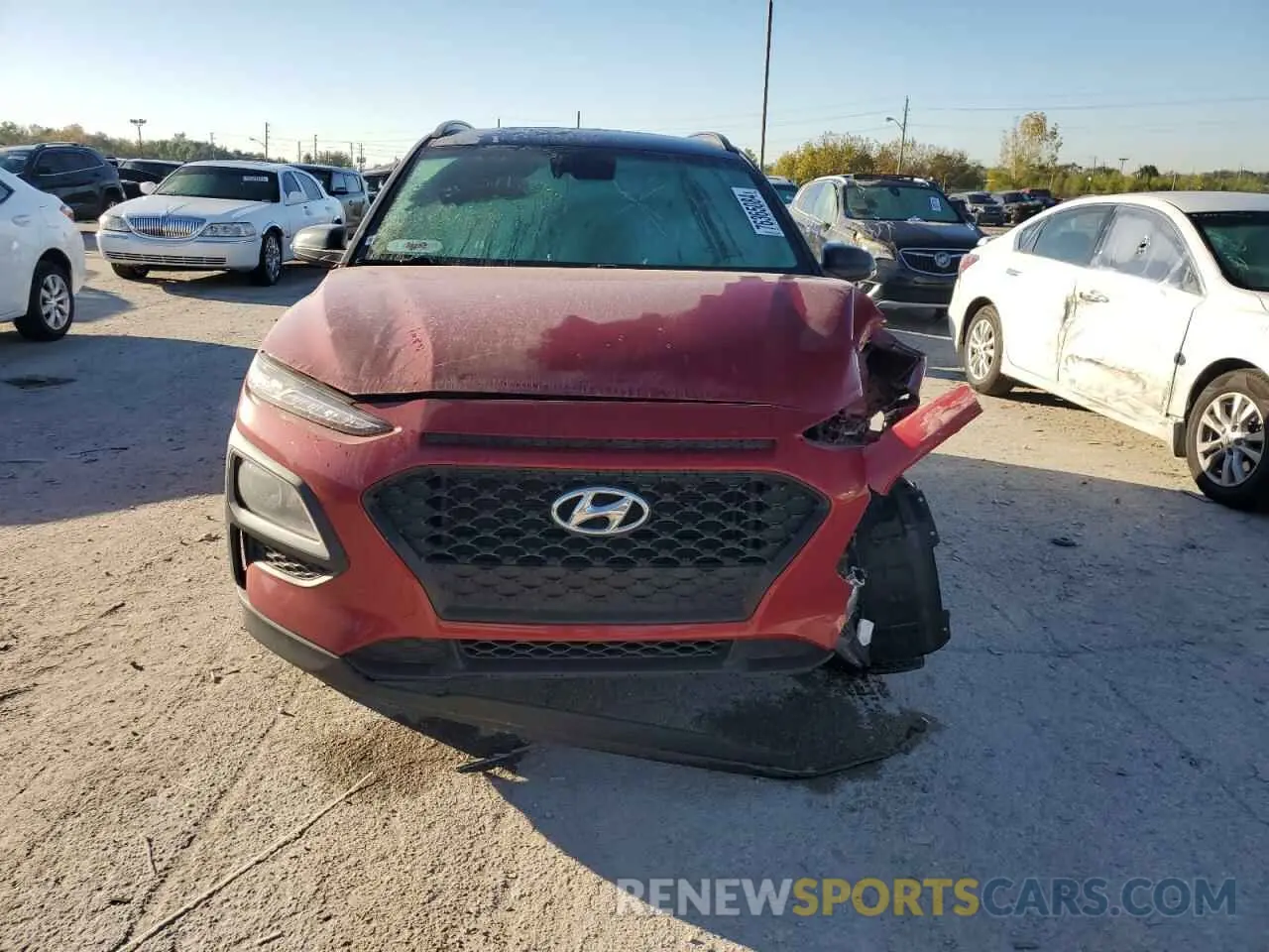 5 Photograph of a damaged car KM8K2CAA0LU583223 HYUNDAI KONA 2020