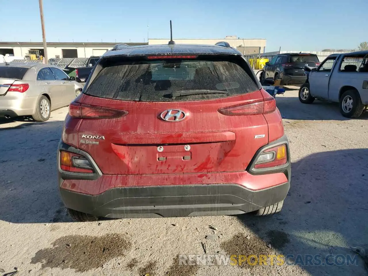 6 Photograph of a damaged car KM8K2CAA0LU583223 HYUNDAI KONA 2020