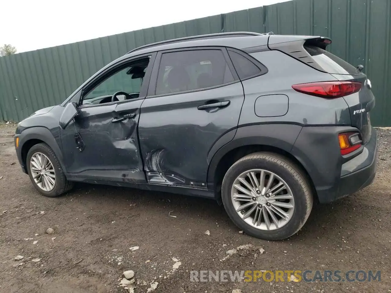 2 Photograph of a damaged car KM8K2CAA2LU454495 HYUNDAI KONA 2020