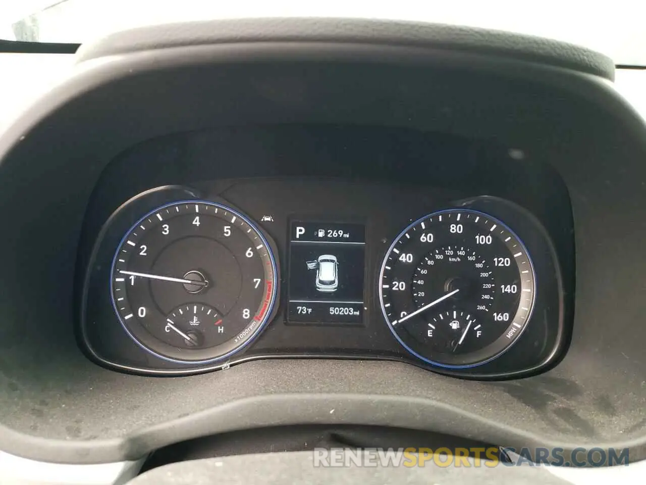 9 Photograph of a damaged car KM8K2CAA2LU454495 HYUNDAI KONA 2020