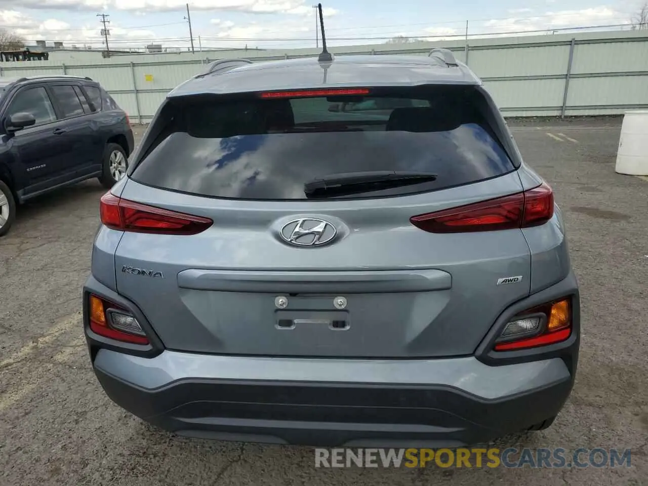 6 Photograph of a damaged car KM8K2CAA2LU532631 HYUNDAI KONA 2020