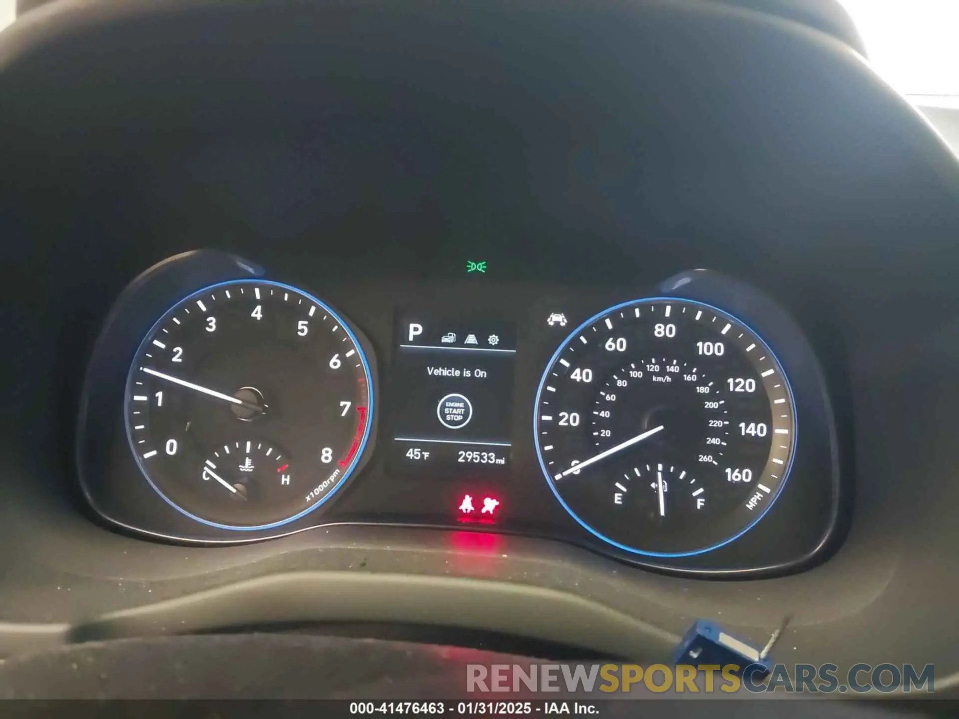 7 Photograph of a damaged car KM8K2CAA3LU402888 HYUNDAI KONA 2020