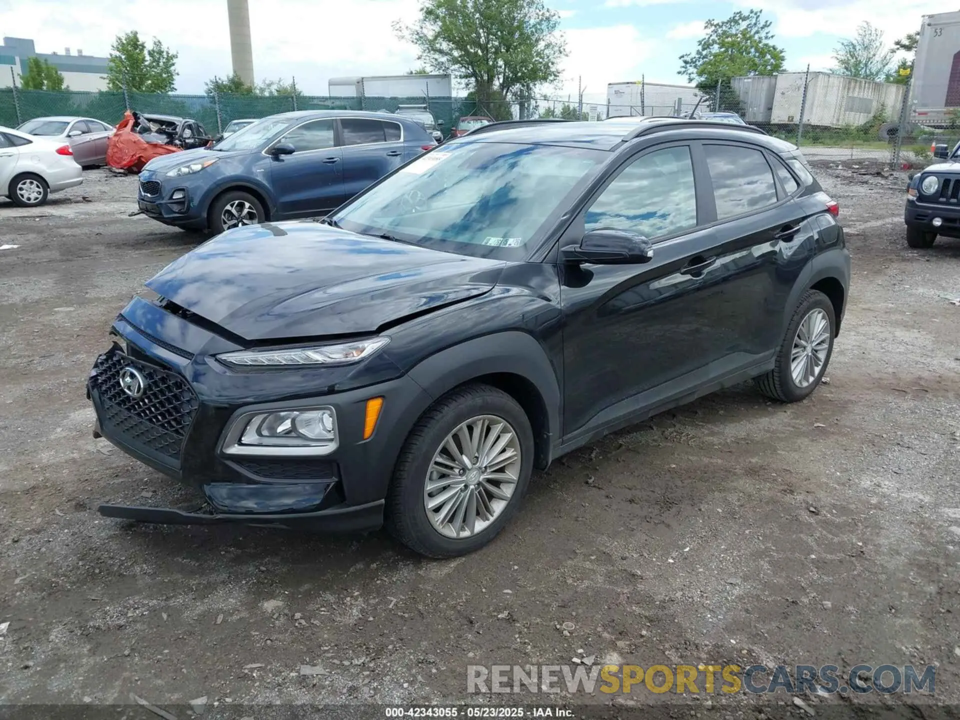 2 Photograph of a damaged car KM8K2CAA3LU471256 HYUNDAI KONA 2020
