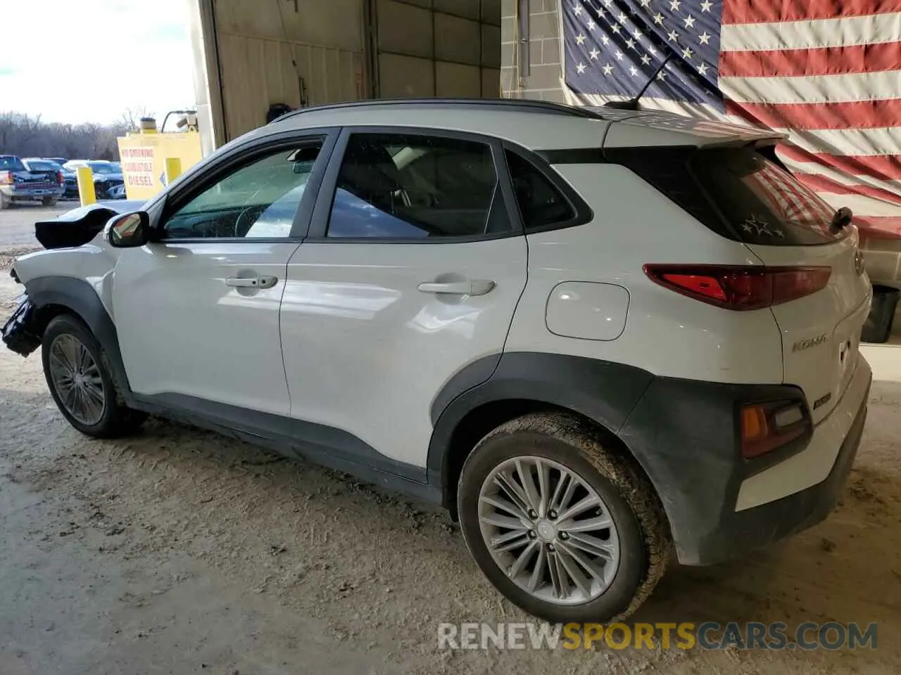 2 Photograph of a damaged car KM8K2CAA3LU504188 HYUNDAI KONA 2020