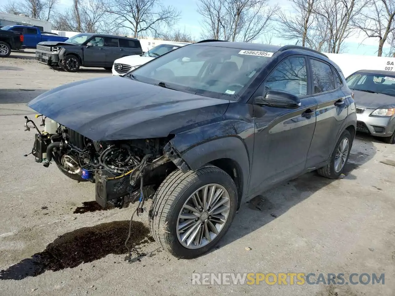 1 Photograph of a damaged car KM8K2CAA3LU563788 HYUNDAI KONA 2020