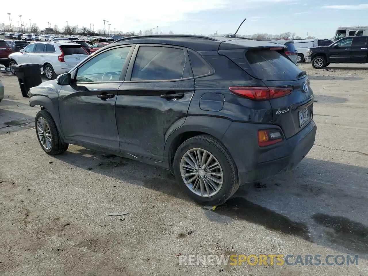 2 Photograph of a damaged car KM8K2CAA3LU563788 HYUNDAI KONA 2020