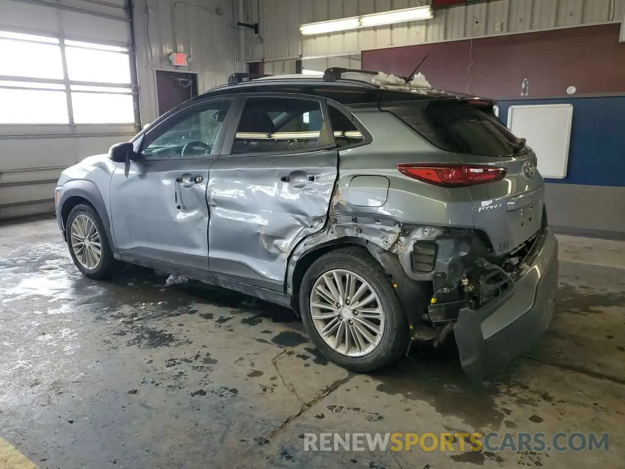 2 Photograph of a damaged car KM8K2CAA4LU403726 HYUNDAI KONA 2020