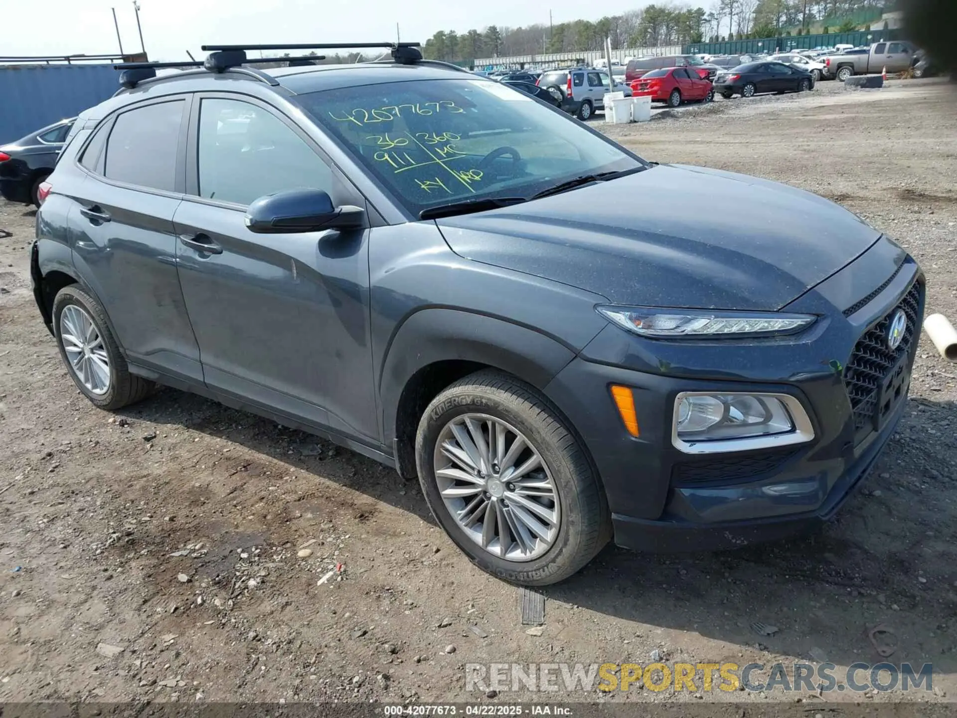1 Photograph of a damaged car KM8K2CAA4LU488941 HYUNDAI KONA 2020