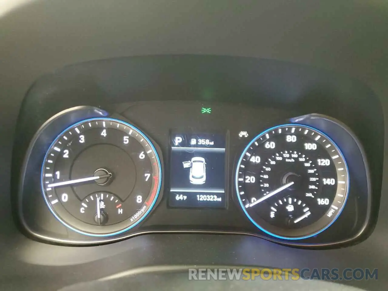 9 Photograph of a damaged car KM8K2CAA4LU491712 HYUNDAI KONA 2020