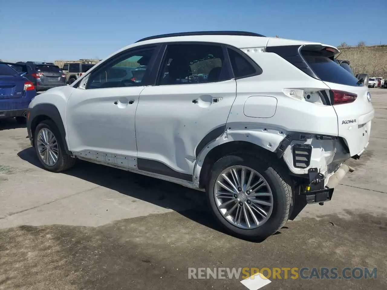 2 Photograph of a damaged car KM8K2CAA5LU399086 HYUNDAI KONA 2020