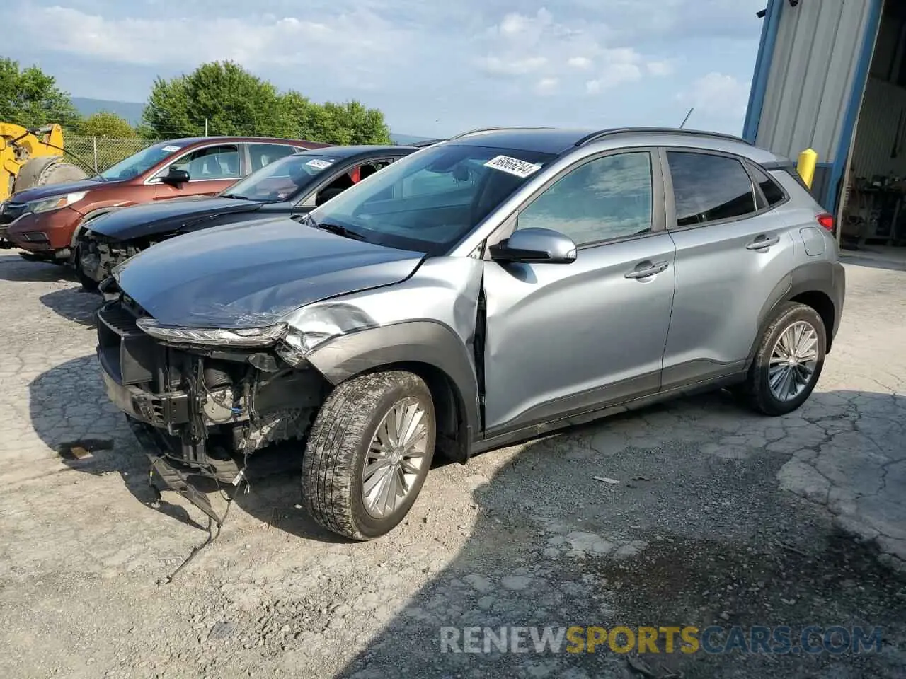 1 Photograph of a damaged car KM8K2CAA5LU454250 HYUNDAI KONA 2020