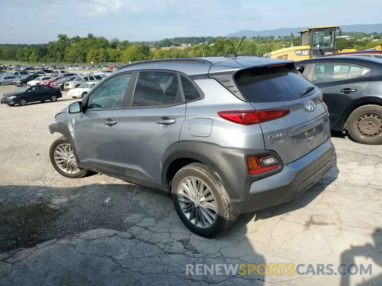 2 Photograph of a damaged car KM8K2CAA5LU454250 HYUNDAI KONA 2020
