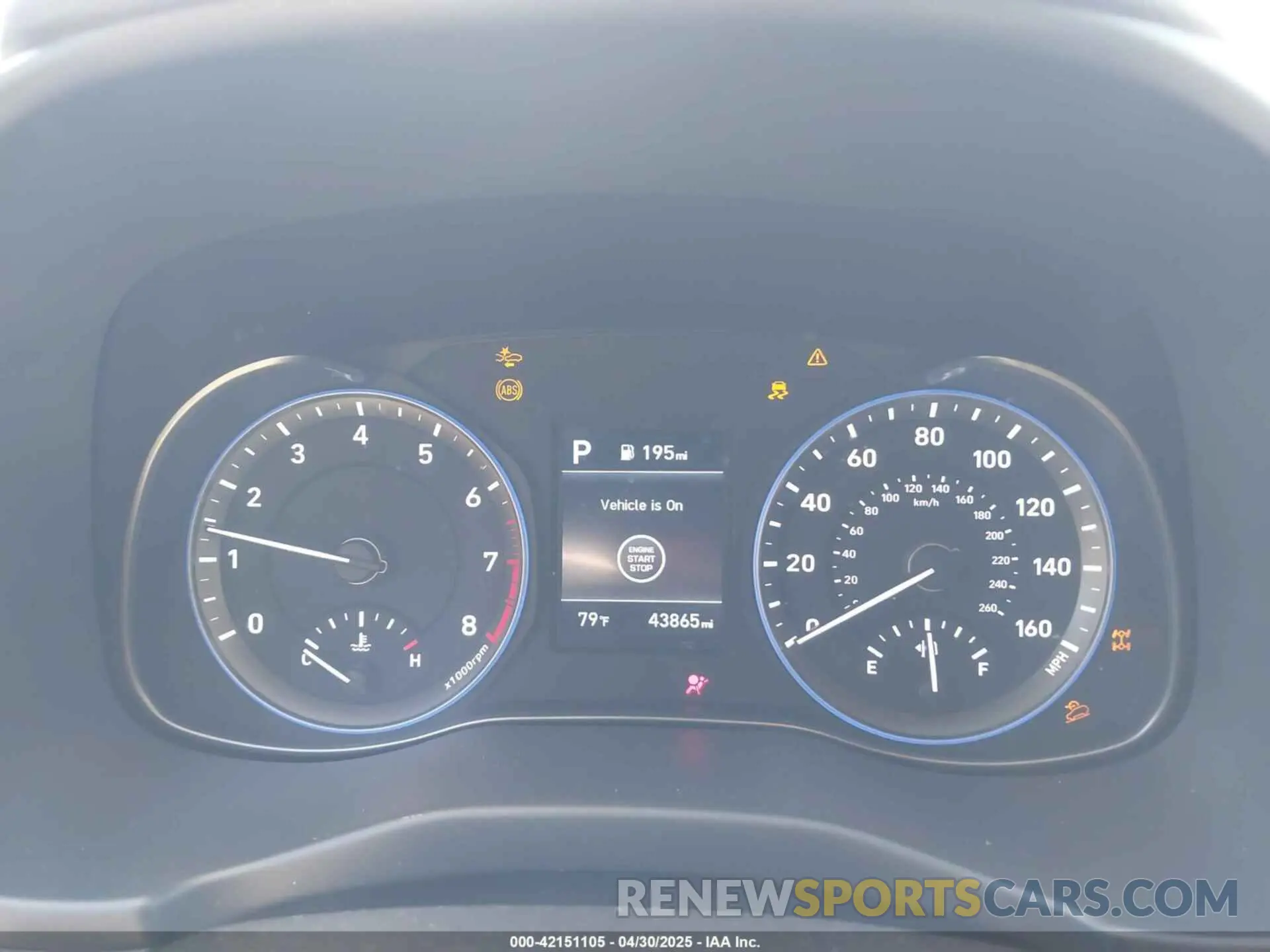7 Photograph of a damaged car KM8K2CAA5LU571729 HYUNDAI KONA 2020