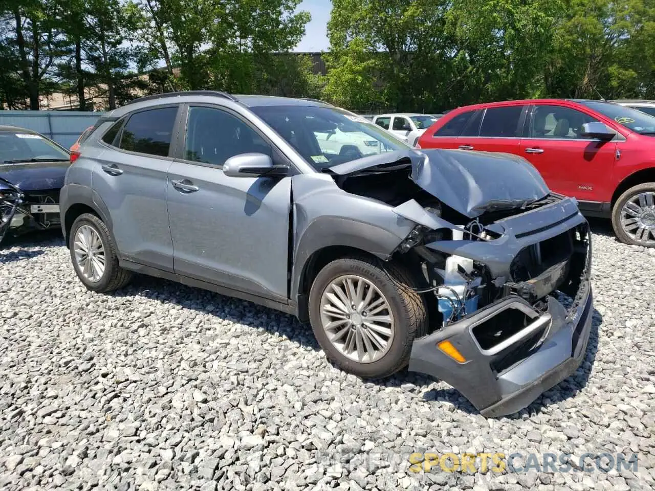 4 Photograph of a damaged car KM8K2CAA8LU475853 HYUNDAI KONA 2020