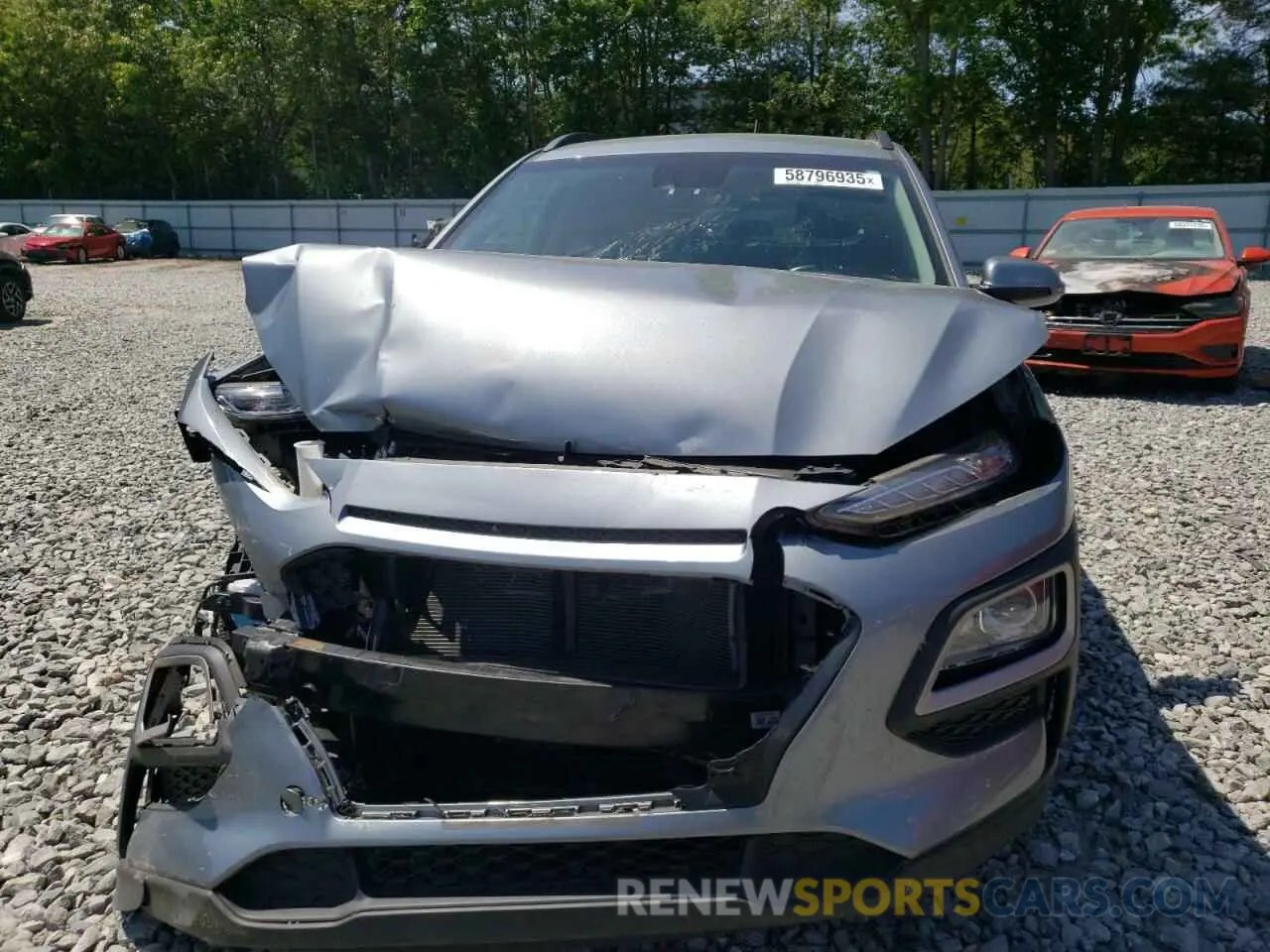 5 Photograph of a damaged car KM8K2CAA8LU475853 HYUNDAI KONA 2020