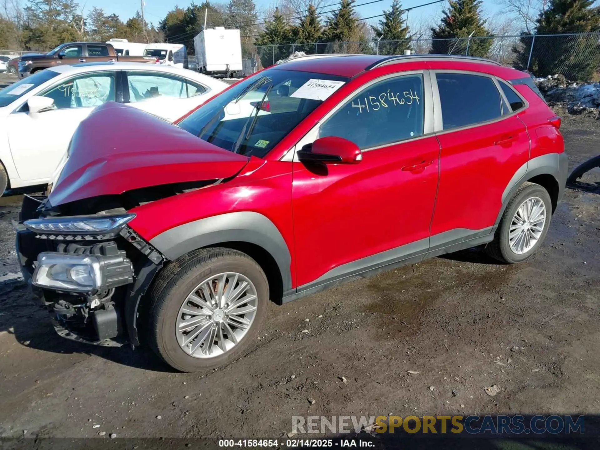 2 Photograph of a damaged car KM8K2CAA8LU528292 HYUNDAI KONA 2020