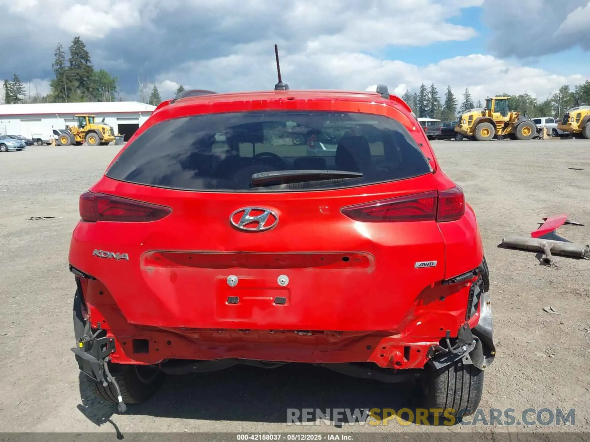 17 Photograph of a damaged car KM8K2CAA9LU398443 HYUNDAI KONA 2020