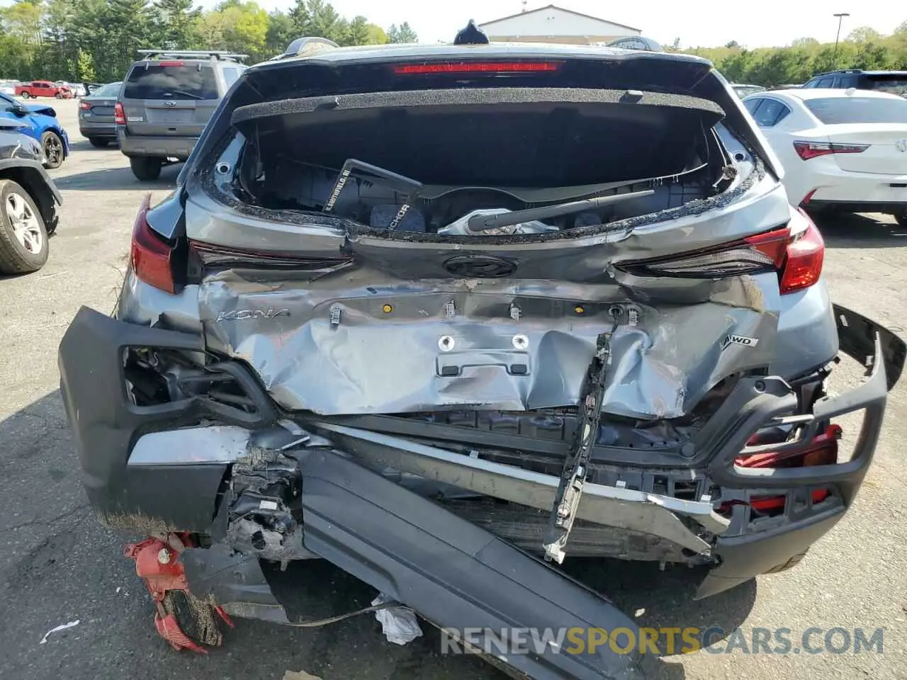 6 Photograph of a damaged car KM8K2CAA9LU424054 HYUNDAI KONA 2020