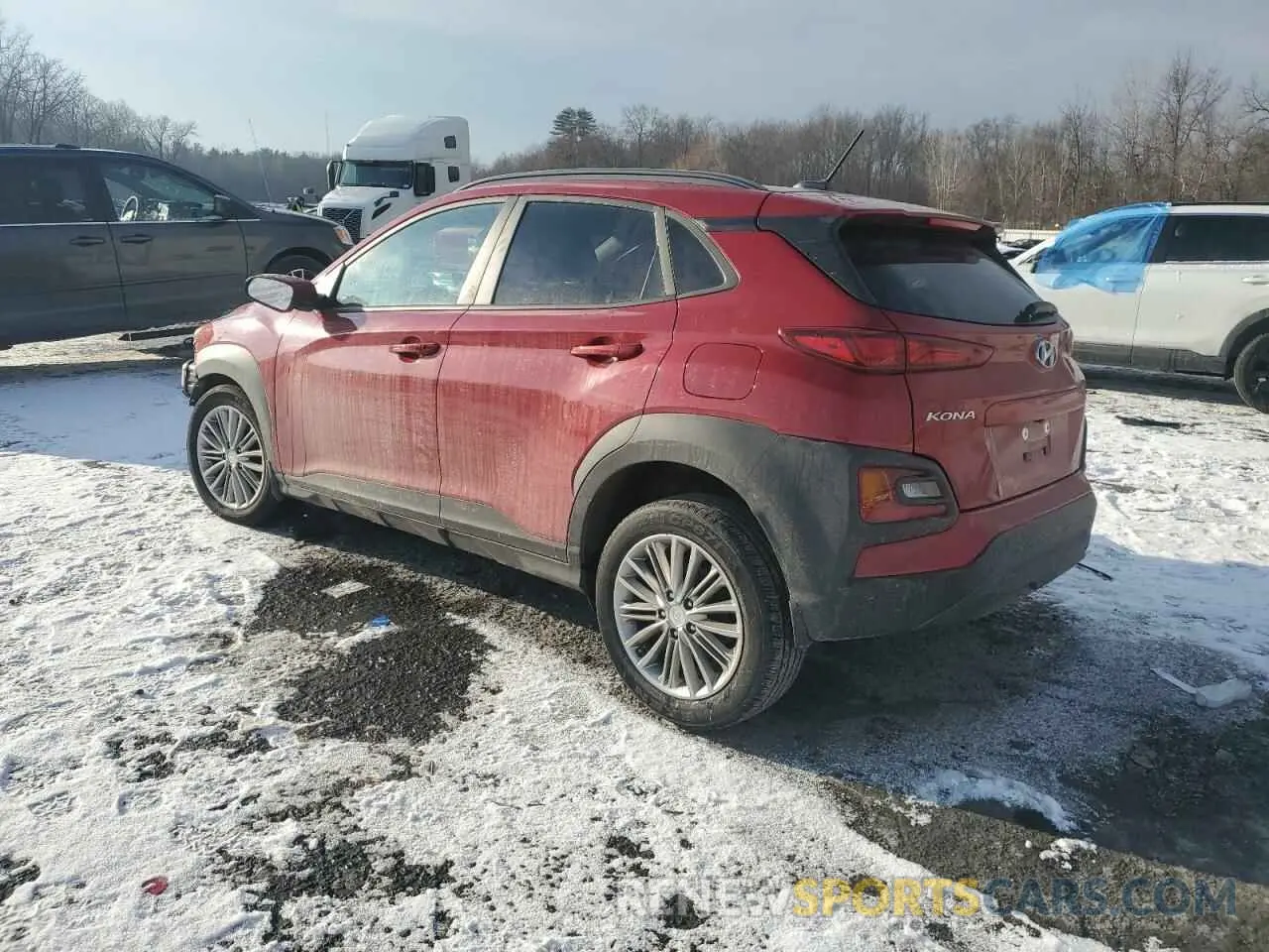 2 Photograph of a damaged car KM8K2CAA9LU588534 HYUNDAI KONA 2020