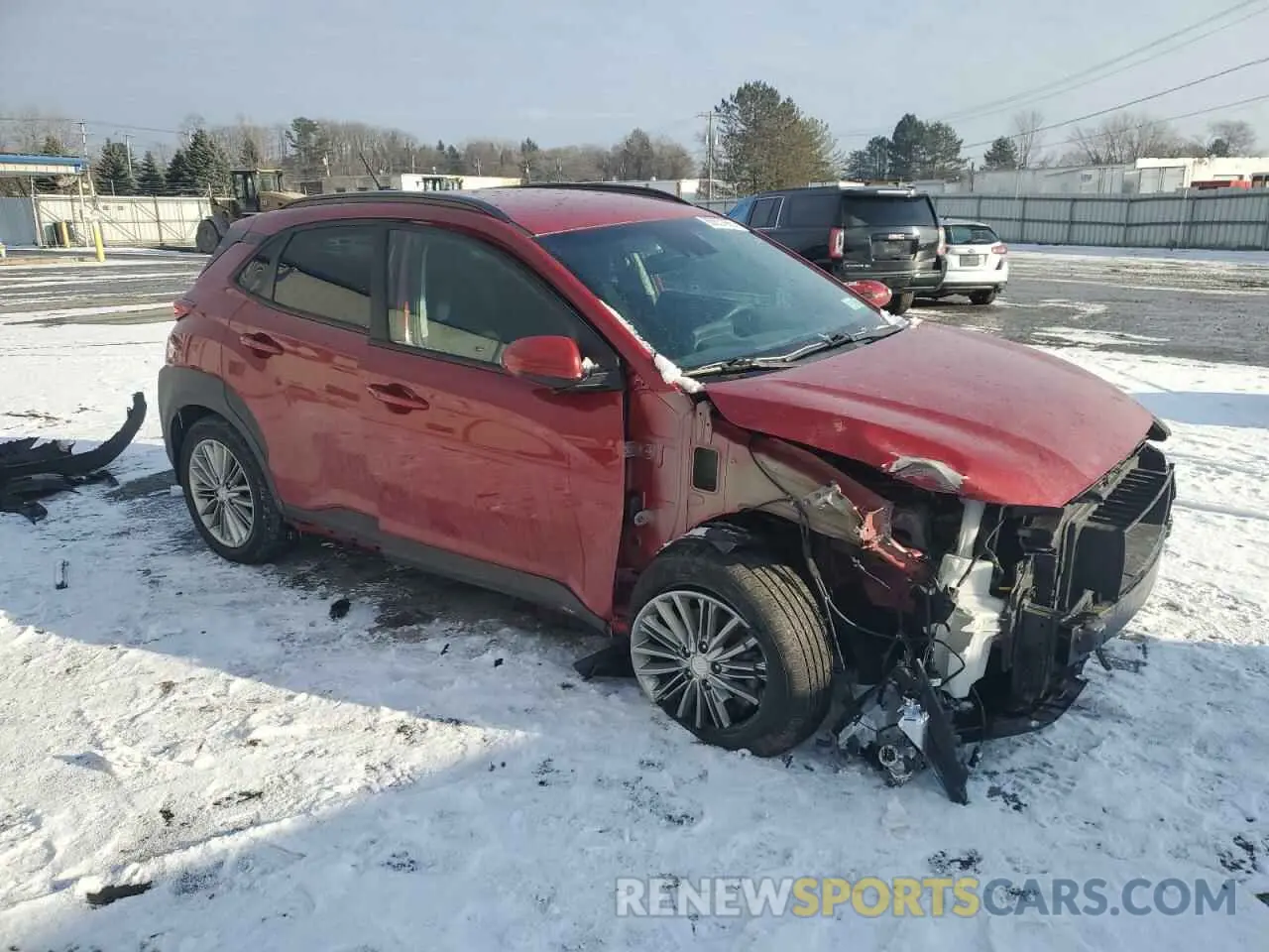 4 Photograph of a damaged car KM8K2CAA9LU588534 HYUNDAI KONA 2020