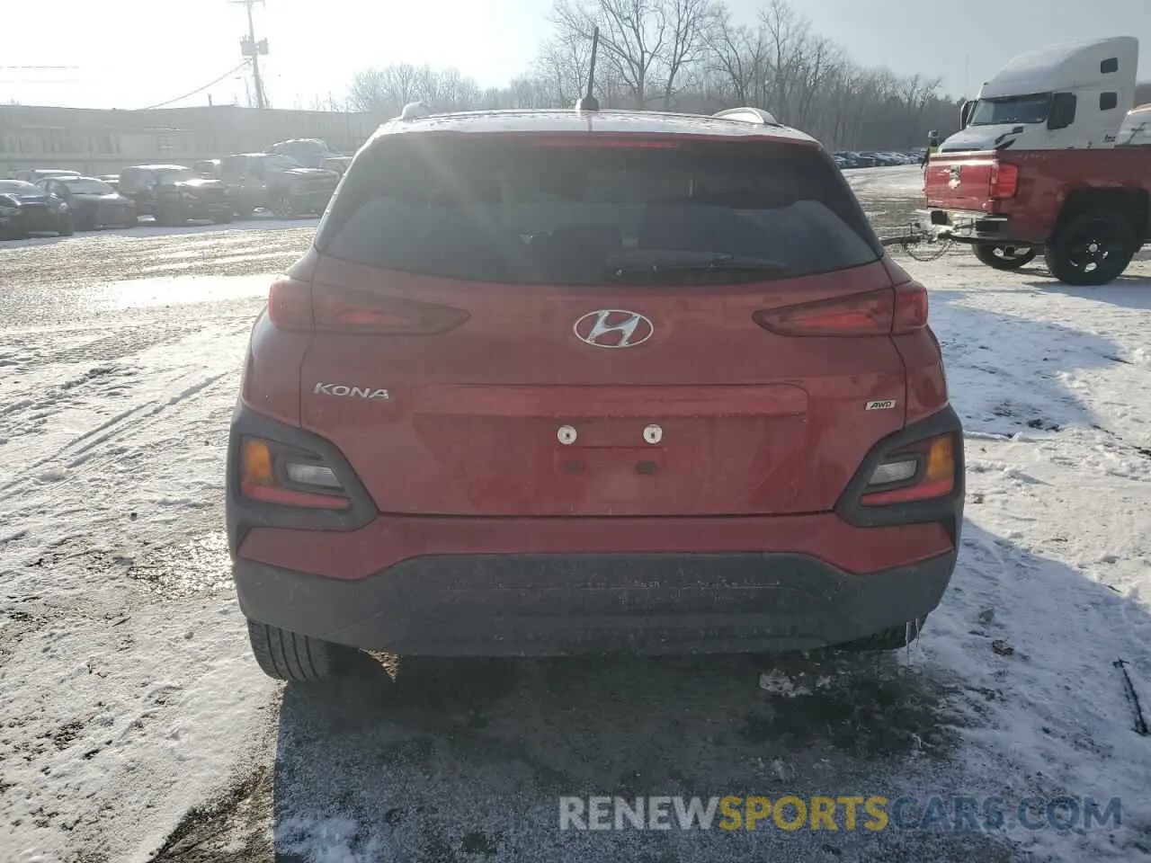 6 Photograph of a damaged car KM8K2CAA9LU588534 HYUNDAI KONA 2020