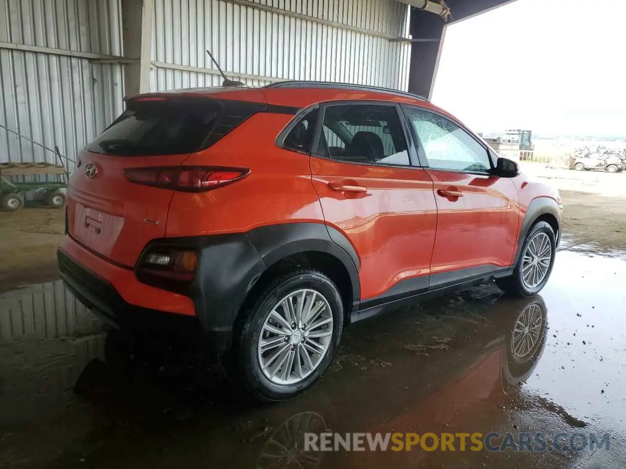 3 Photograph of a damaged car KM8K2CAAXLU467298 HYUNDAI KONA 2020