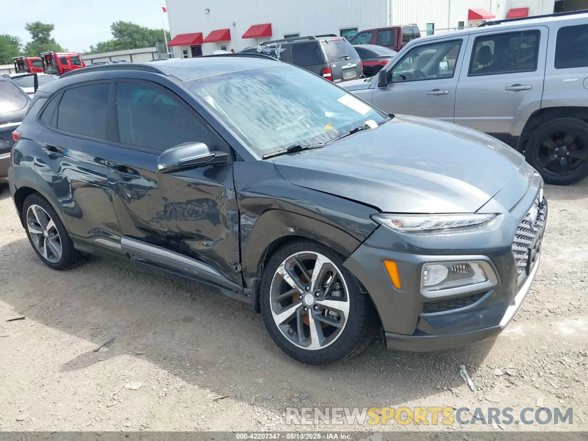 1 Photograph of a damaged car KM8K33A50LU469447 HYUNDAI KONA 2020
