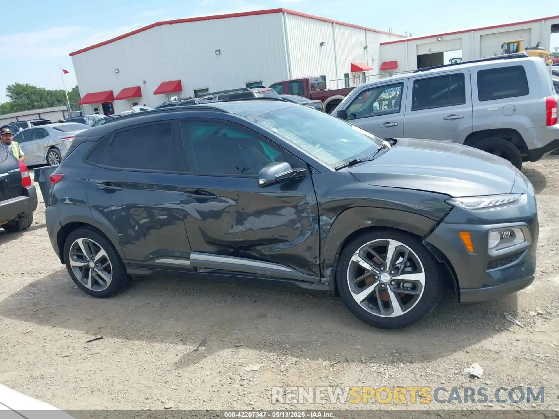 13 Photograph of a damaged car KM8K33A50LU469447 HYUNDAI KONA 2020