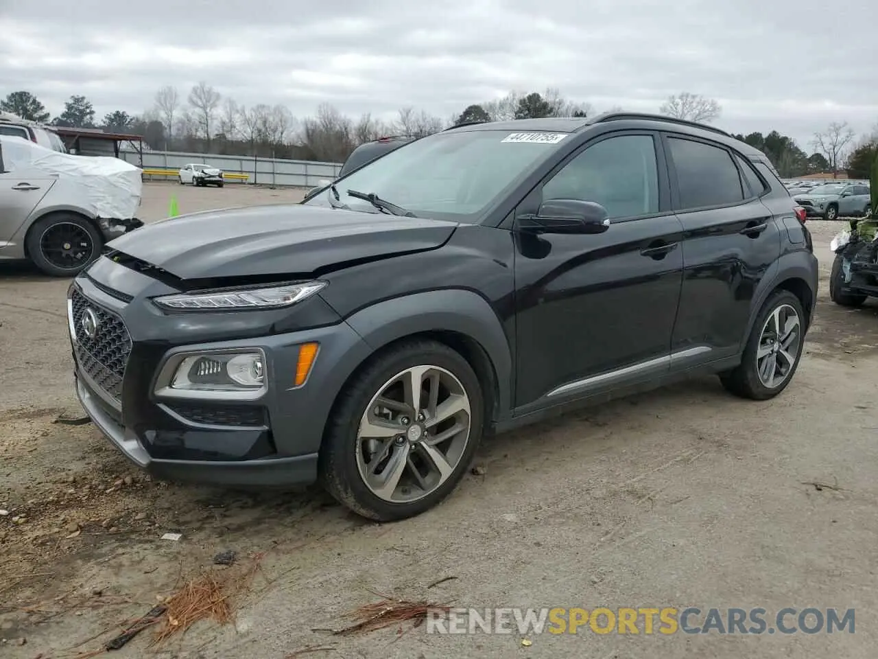 1 Photograph of a damaged car KM8K33A50LU505105 HYUNDAI KONA 2020