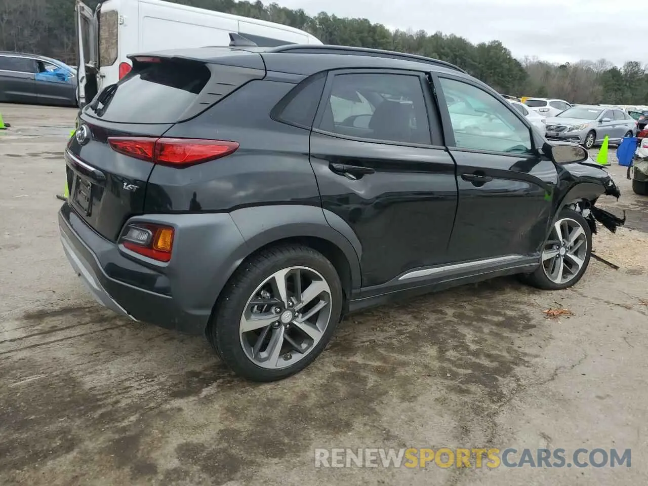 3 Photograph of a damaged car KM8K33A50LU505105 HYUNDAI KONA 2020