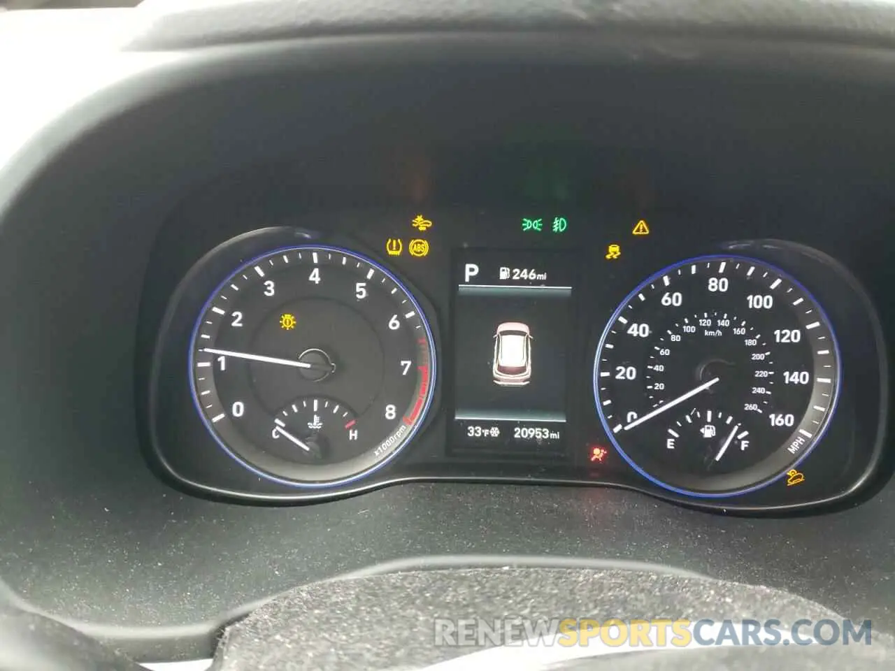 9 Photograph of a damaged car KM8K33A50LU505105 HYUNDAI KONA 2020