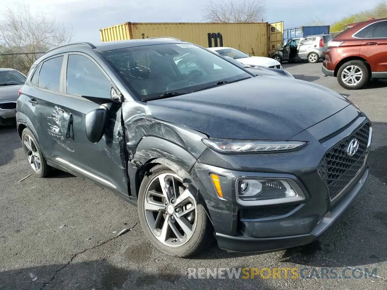 4 Photograph of a damaged car KM8K33A51LU434383 HYUNDAI KONA 2020