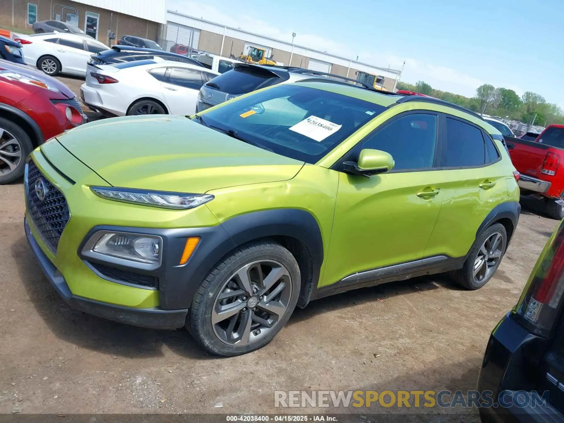 14 Photograph of a damaged car KM8K33A51LU556628 HYUNDAI KONA 2020