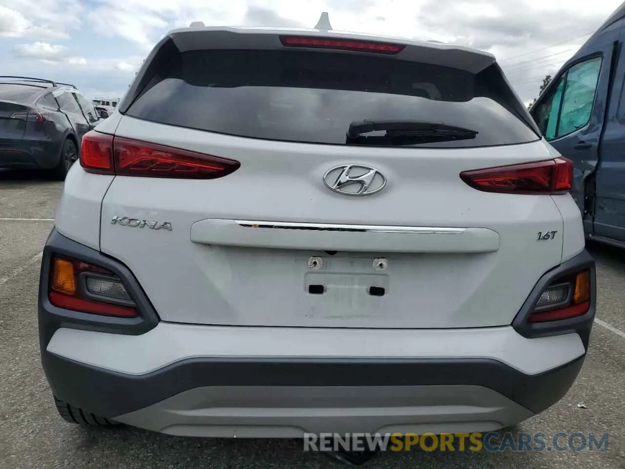 6 Photograph of a damaged car KM8K33A52LU408620 HYUNDAI KONA 2020