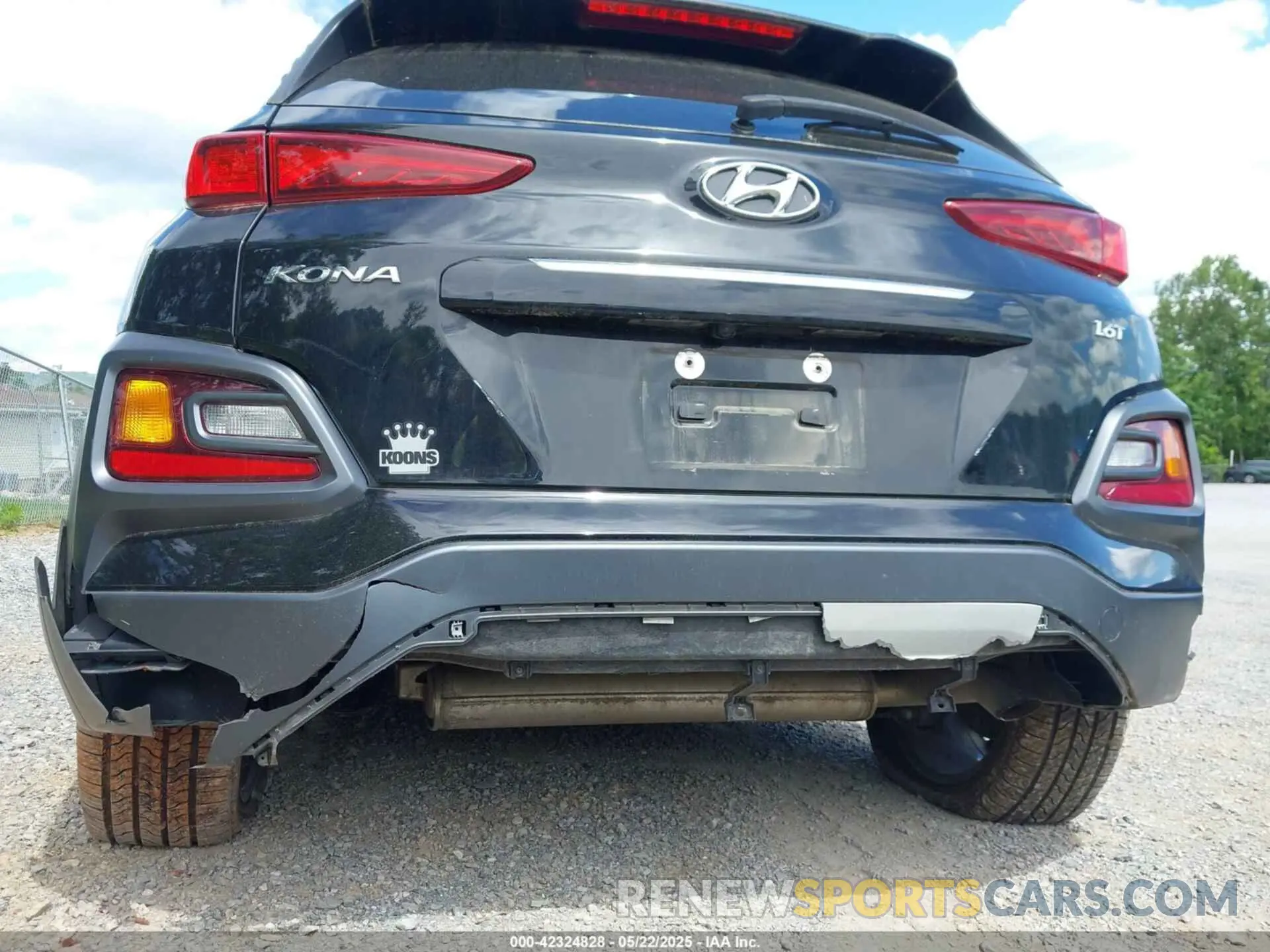 21 Photograph of a damaged car KM8K33A52LU591422 HYUNDAI KONA 2020