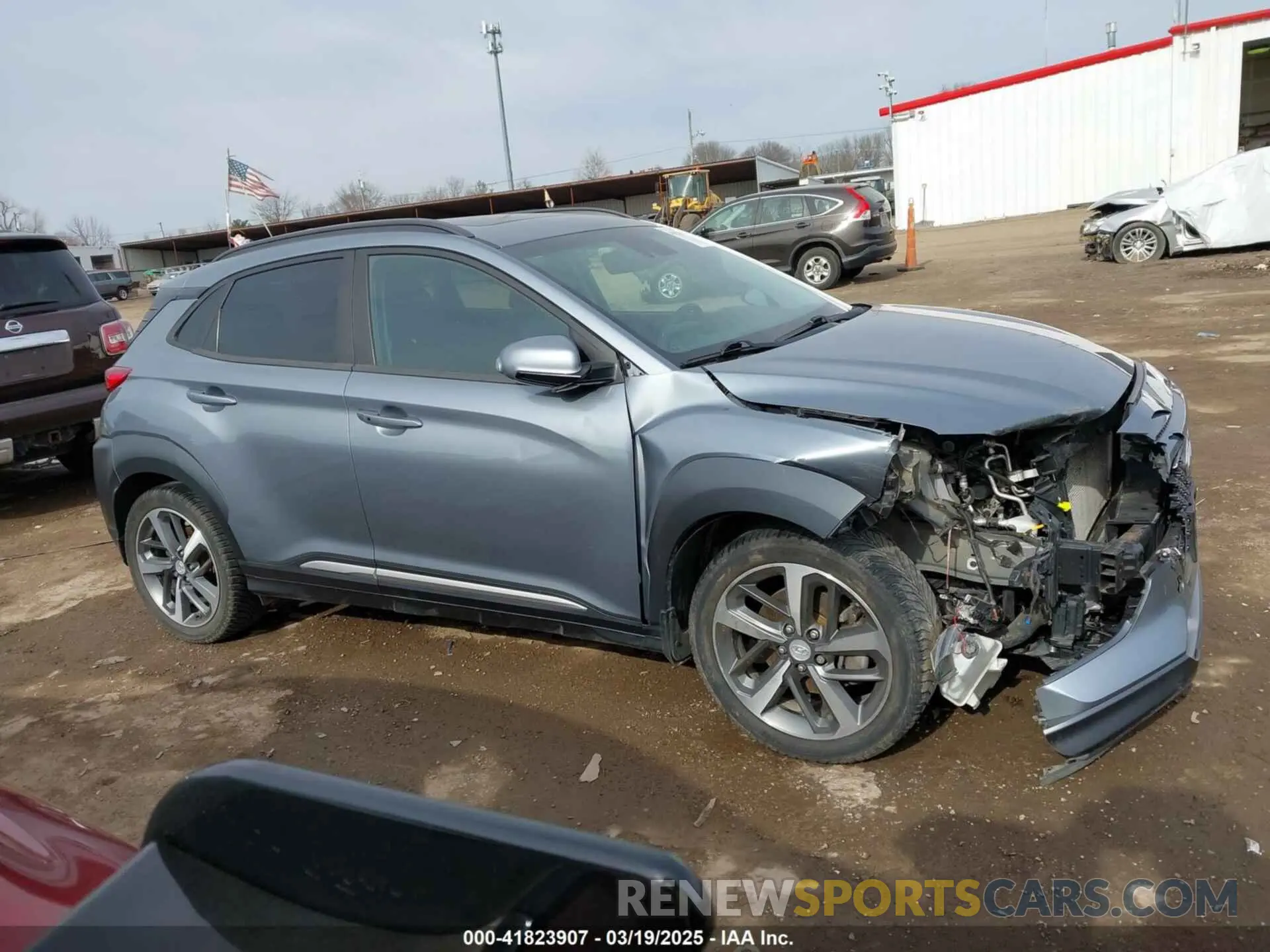13 Photograph of a damaged car KM8K33A53LU398258 HYUNDAI KONA 2020