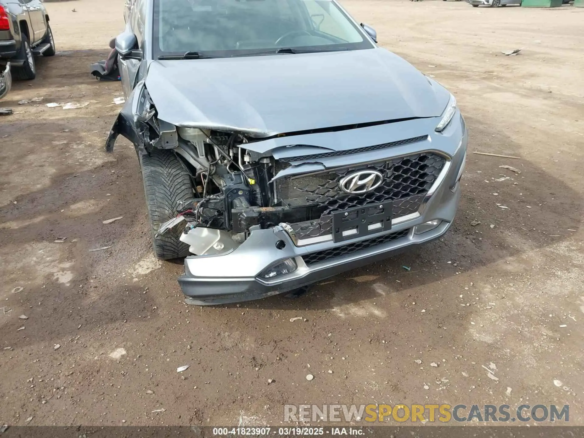 6 Photograph of a damaged car KM8K33A53LU398258 HYUNDAI KONA 2020