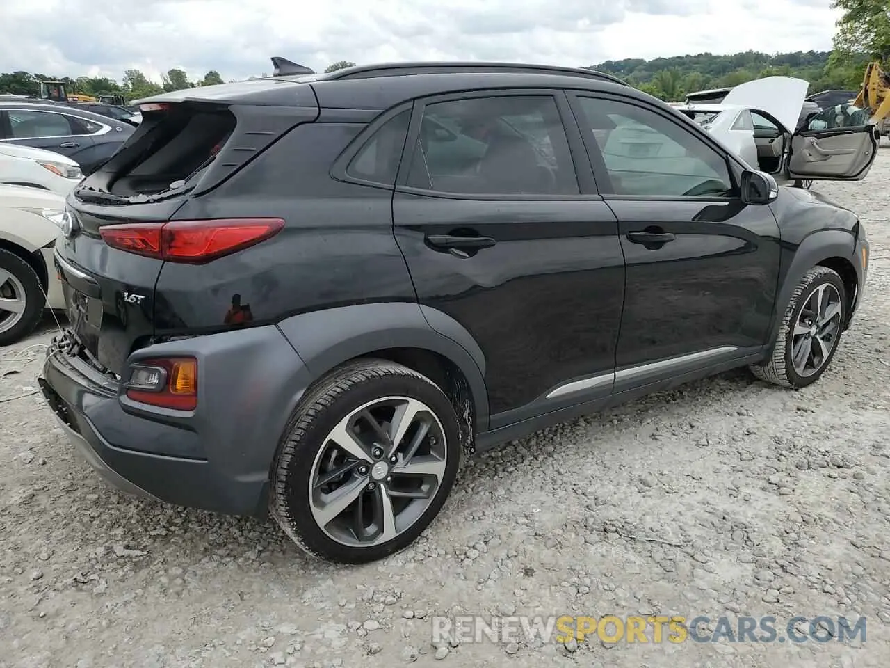 3 Photograph of a damaged car KM8K33A53LU488218 HYUNDAI KONA 2020