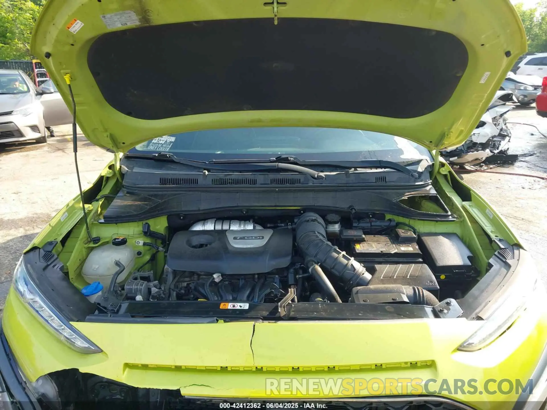 10 Photograph of a damaged car KM8K33A54LU436712 HYUNDAI KONA 2020