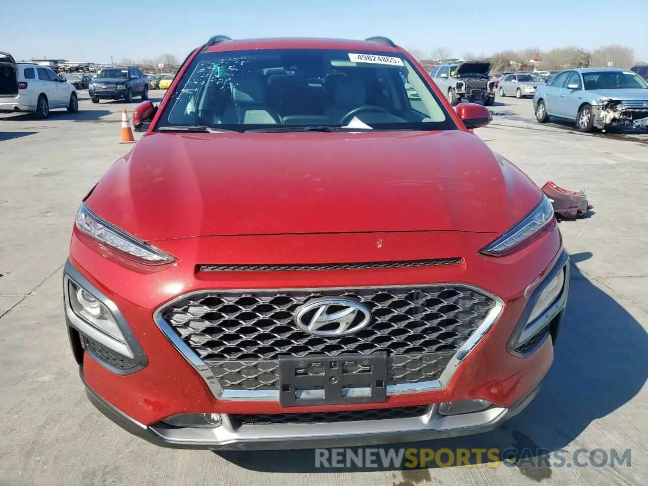 5 Photograph of a damaged car KM8K33A54LU487918 HYUNDAI KONA 2020