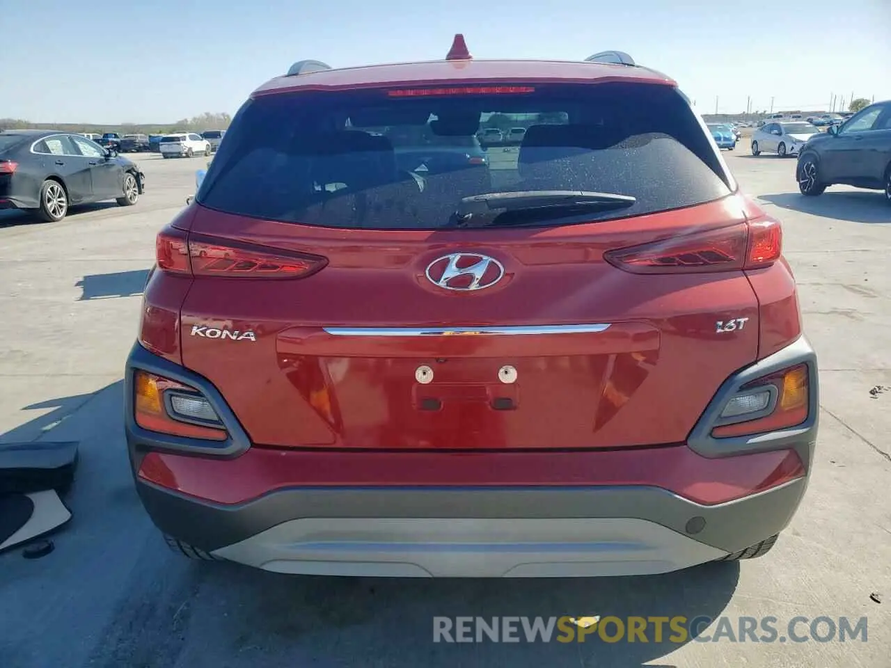 6 Photograph of a damaged car KM8K33A54LU487918 HYUNDAI KONA 2020