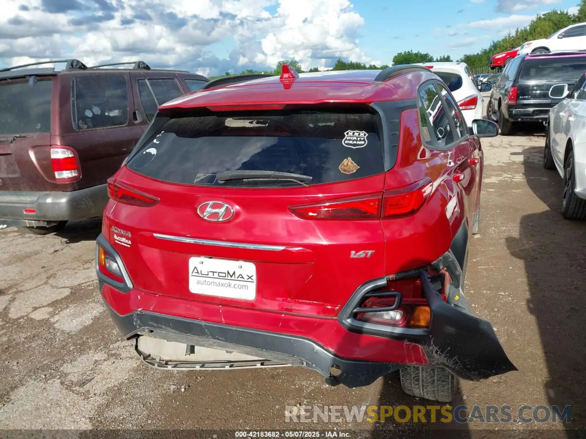 6 Photograph of a damaged car KM8K33A55LU546104 HYUNDAI KONA 2020