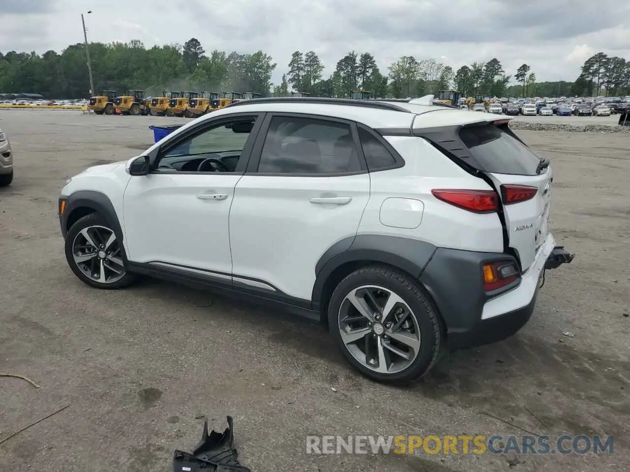 2 Photograph of a damaged car KM8K33A56LU447551 HYUNDAI KONA 2020
