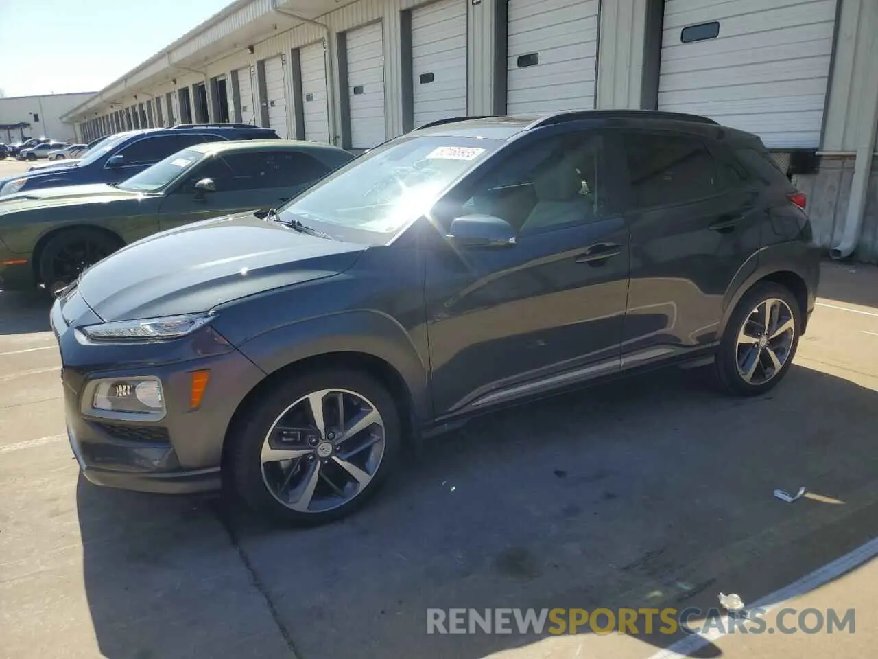 1 Photograph of a damaged car KM8K33A5XLU442577 HYUNDAI KONA 2020