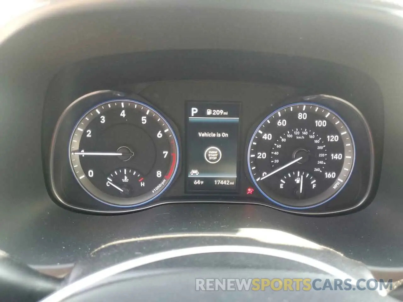 9 Photograph of a damaged car KM8K33A5XLU442577 HYUNDAI KONA 2020